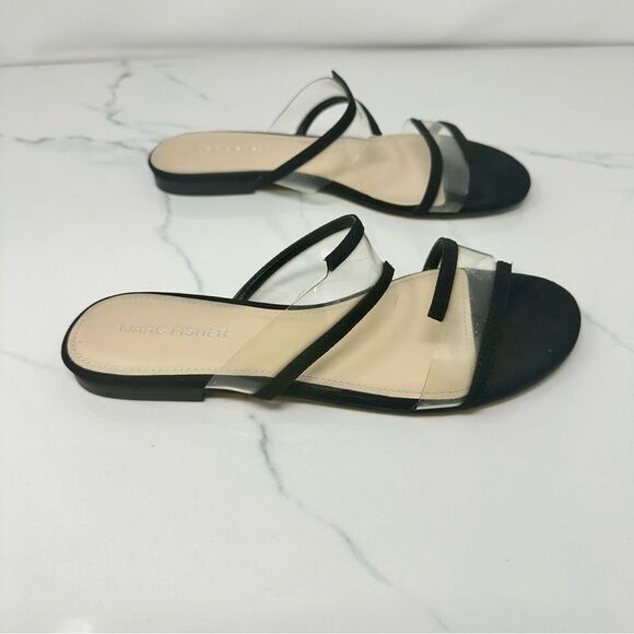 Marc Fisher Clear Sandals- Size 7 - Picture 4 of 12